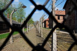View on Auschwitz- Birkenau Concentration Camp